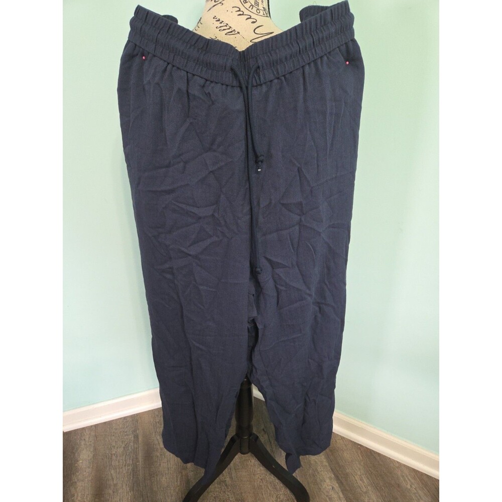 Halara pull on elastic pants navy blue 3x new with tags plus size